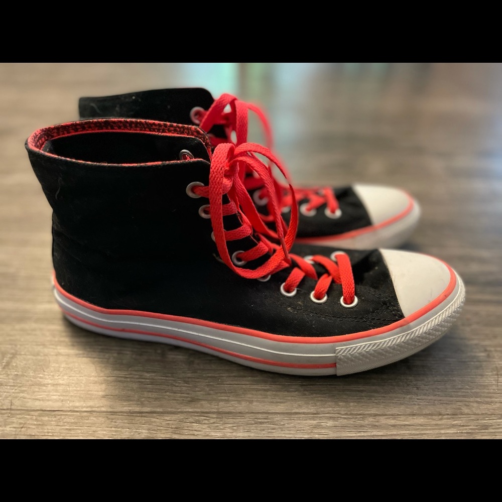 Converse - Black/bright orange